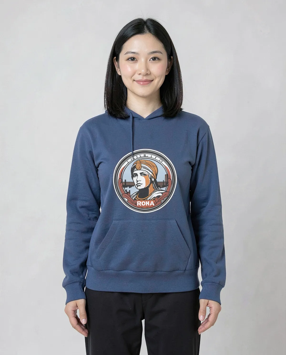 Blue Unisex 100% Cotton Sweatshirt – Durable & Print‑Ready 0