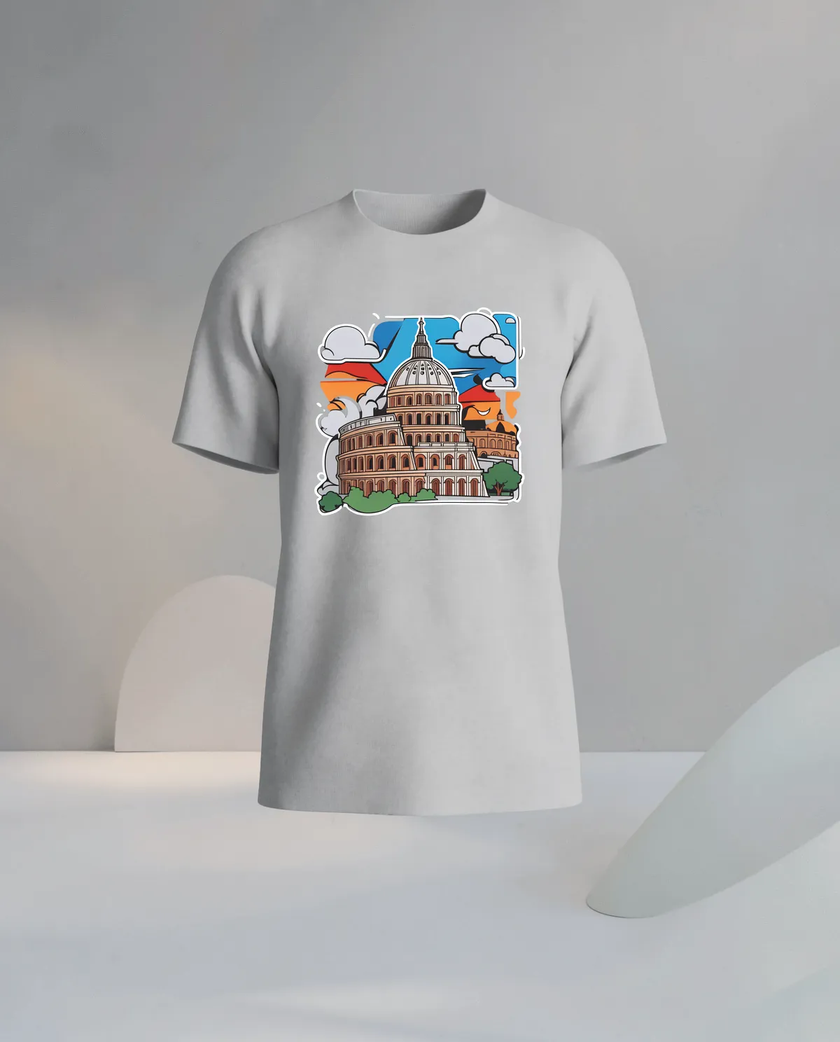 Grey Unisex Eco‑Friendly T‑Shirt with Soft Organic Cotton 59