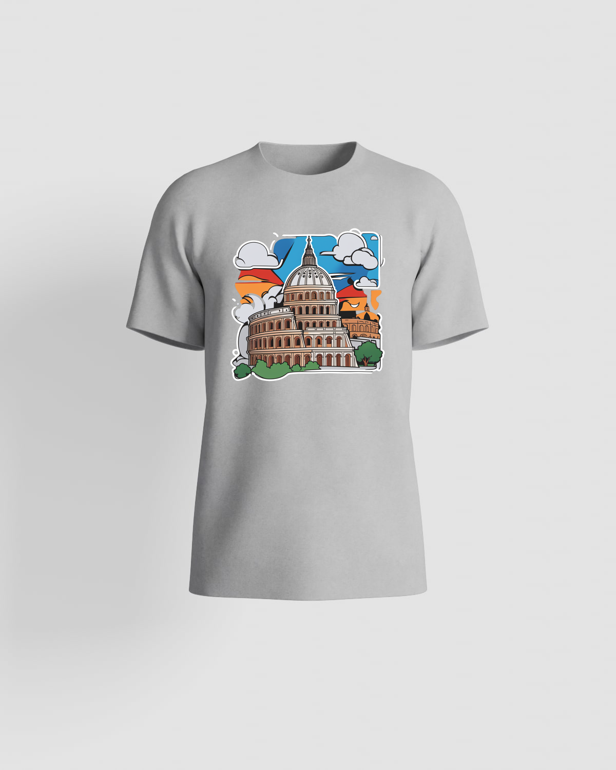 Grey Unisex Eco‑Friendly T‑Shirt with Soft Organic Cotton 59