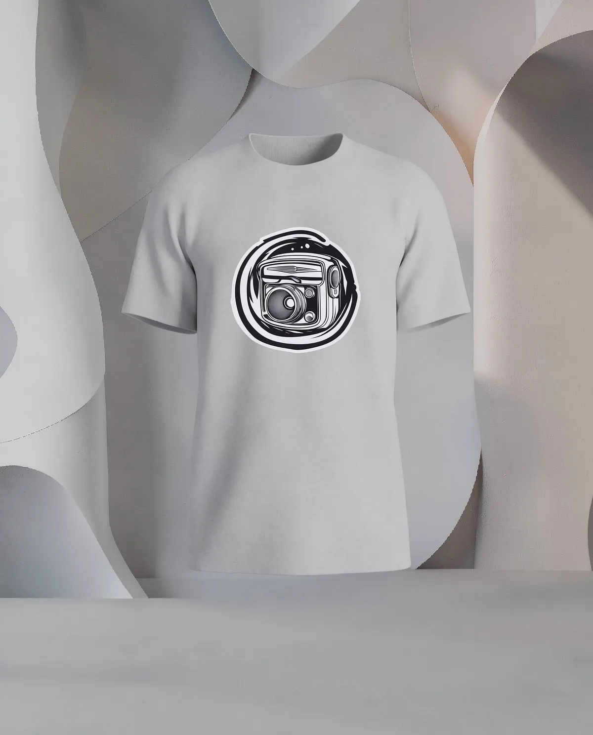 Grey Modern Fit Eco‑Sustainable T‑Shirt 59