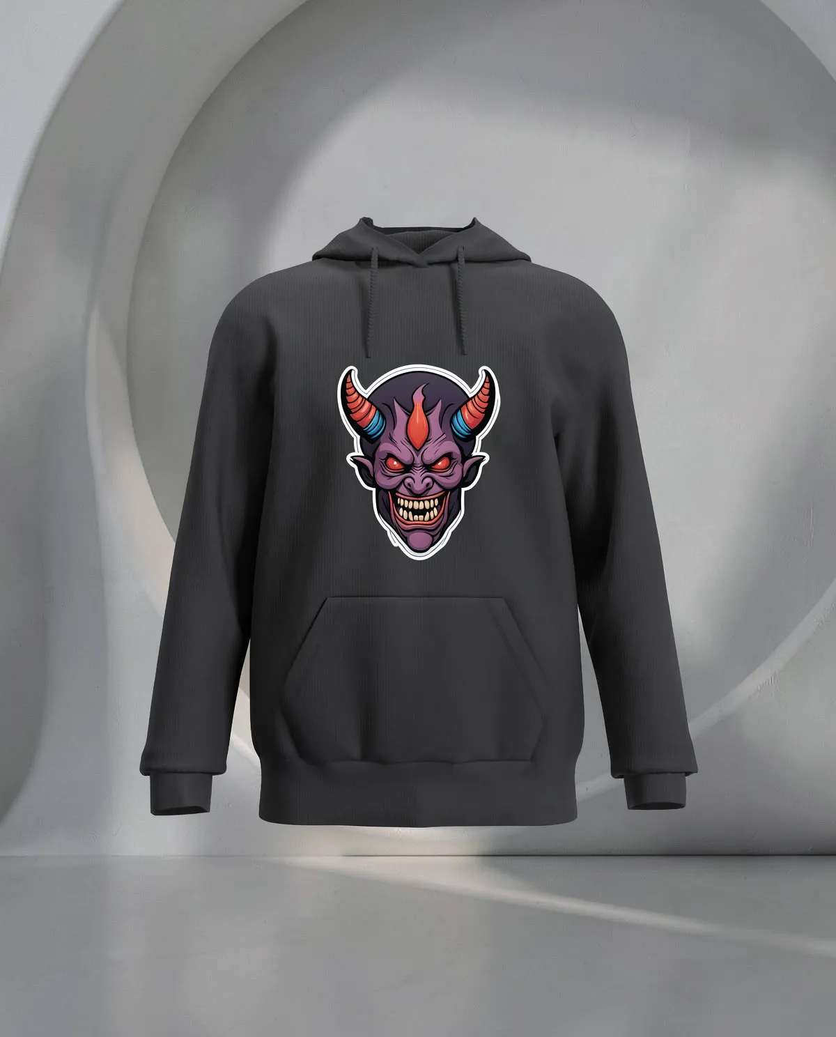 Black Unisex Cotton Crew Neck Sweatshirt – Print Ready 59