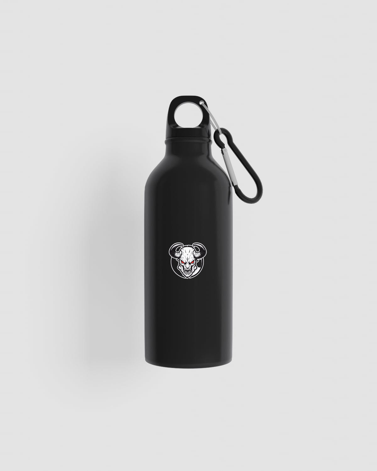 Recycled Aluminum Water Bottle with Metal Carabiner 59