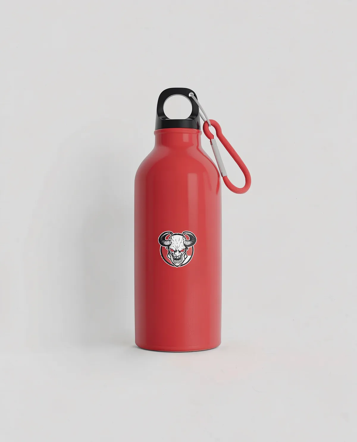 Eco-Friendly Recycled Aluminum Water Bottle with Carabiner 0