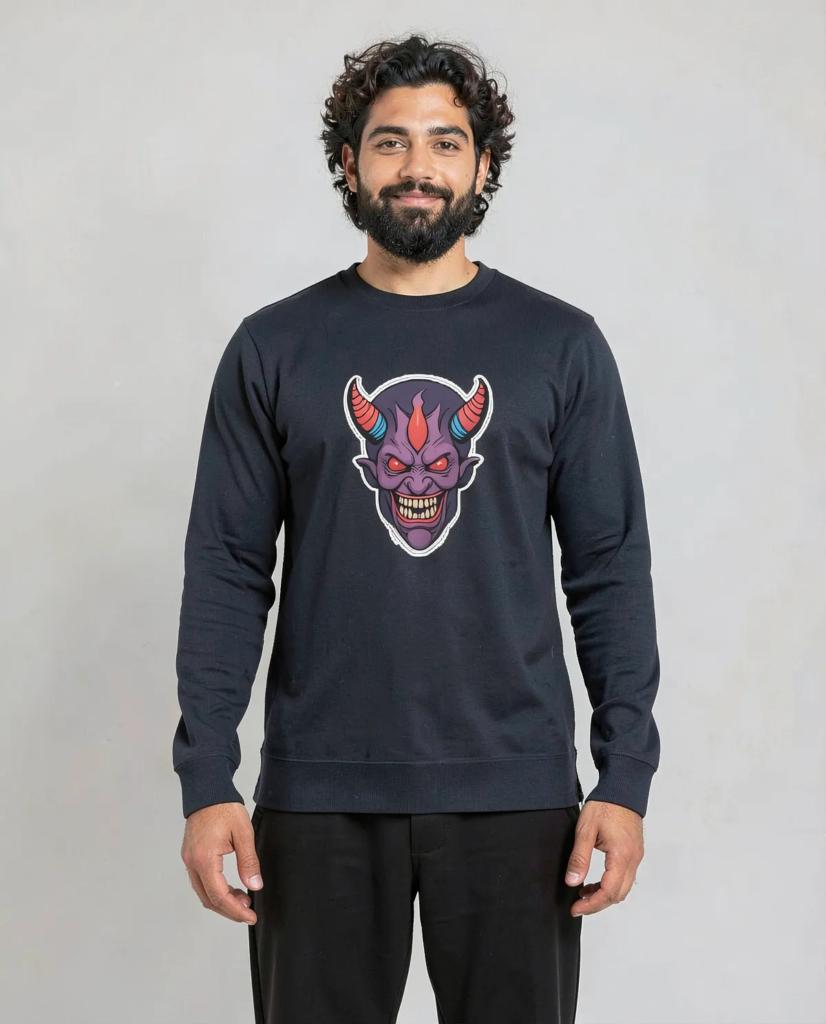 Black Unisex Sweatshirt – Soft Organic Cotton Comfort 0