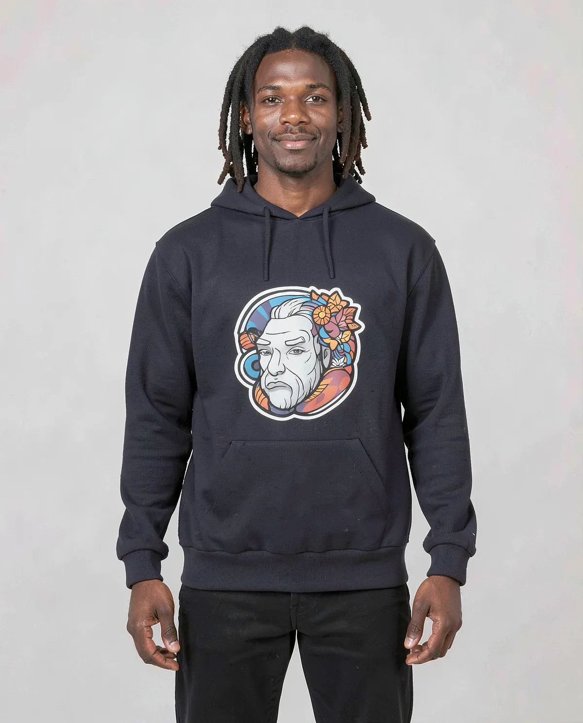 Black Unisex Premium Sweatshirt – Soft Organic Cotton Comfort 0