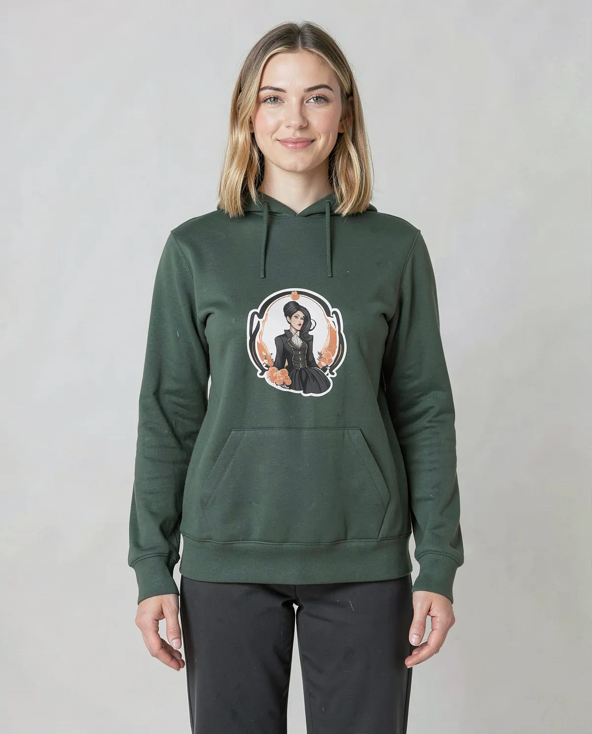Green Unisex Organic Cotton Sweatshirt – Premium Comfort 0