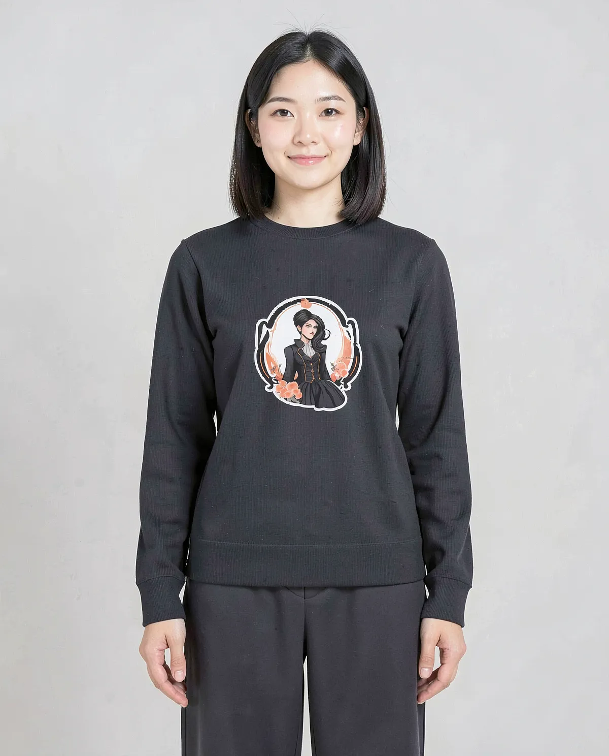 Black Unisex Sweatshirt – Premium Soft Organic Cotton 0