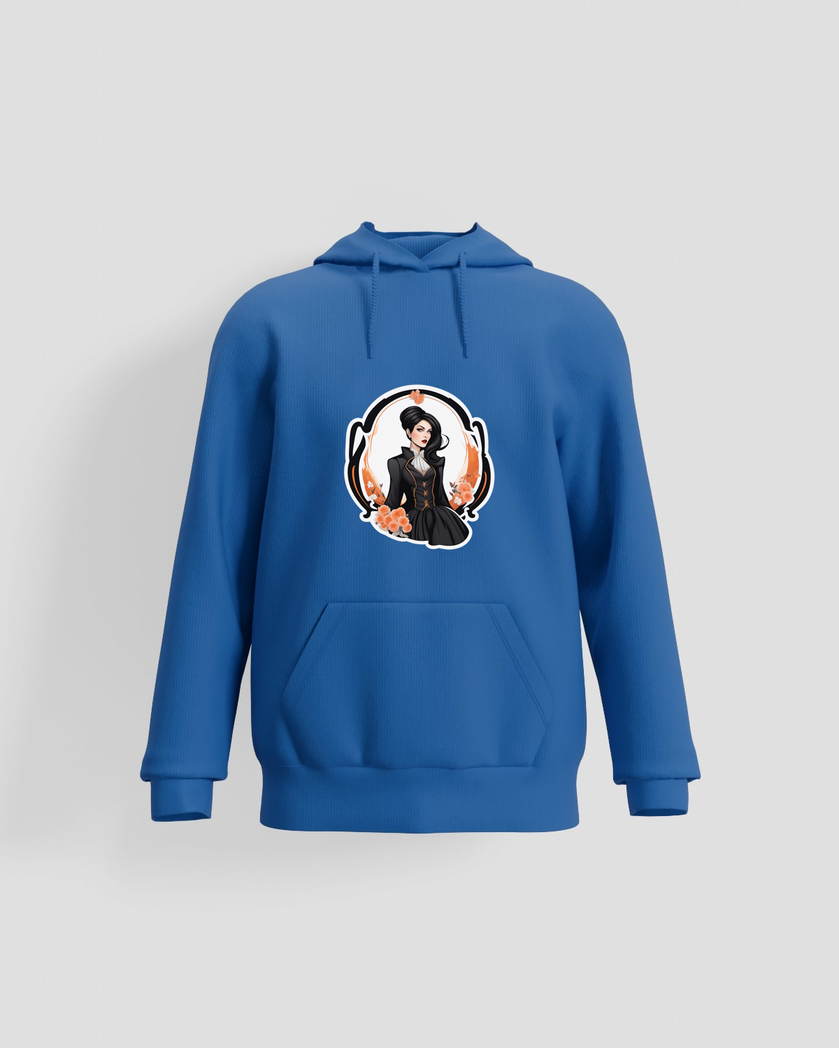 Blue Eco-Friendly Unisex Sweatshirt Soft Organic Cotton 59