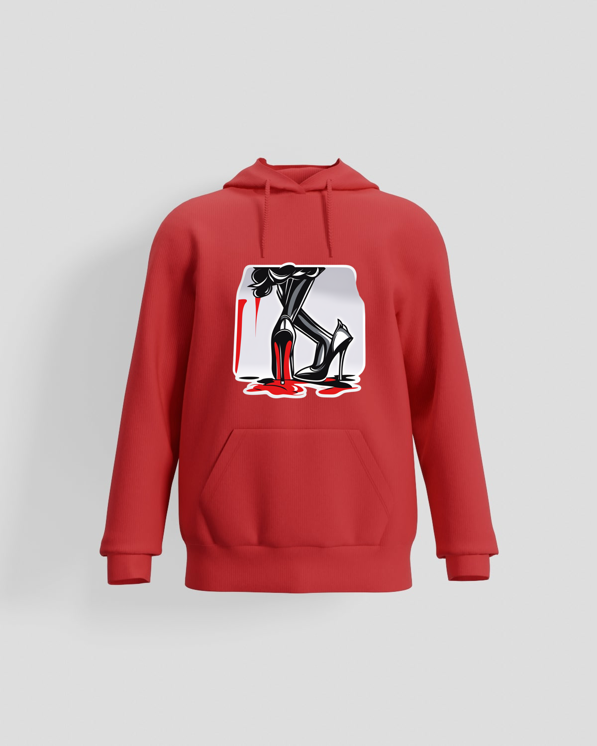 Red Unisex Sweatshirt – 100% Cotton Print‑Ready Comfort 59