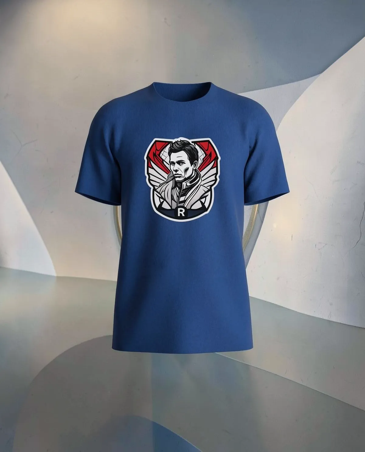 Blue Eco‑Sustainable T‑Shirt – Soft Organic Cotton 59