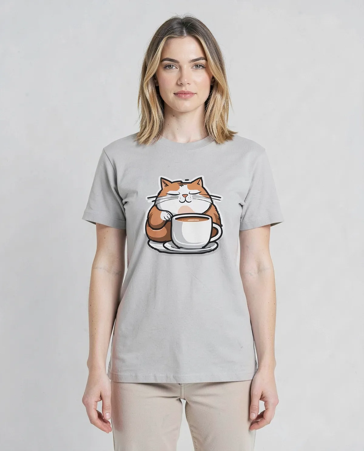 White Organic Cotton Crew Neck T‑Shirt 0