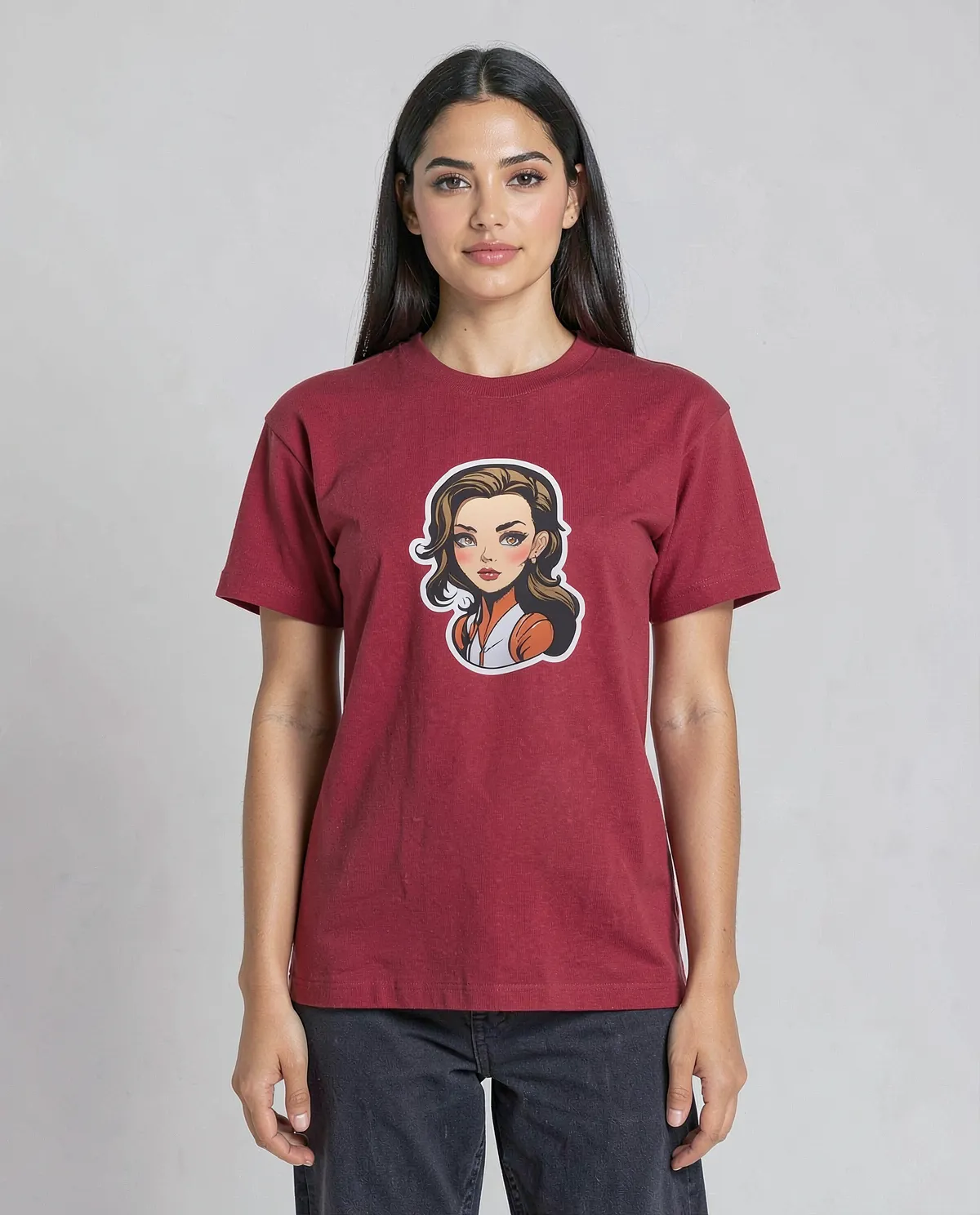 Red Organic Cotton T-Shirt – Modern Unisex Fit 0