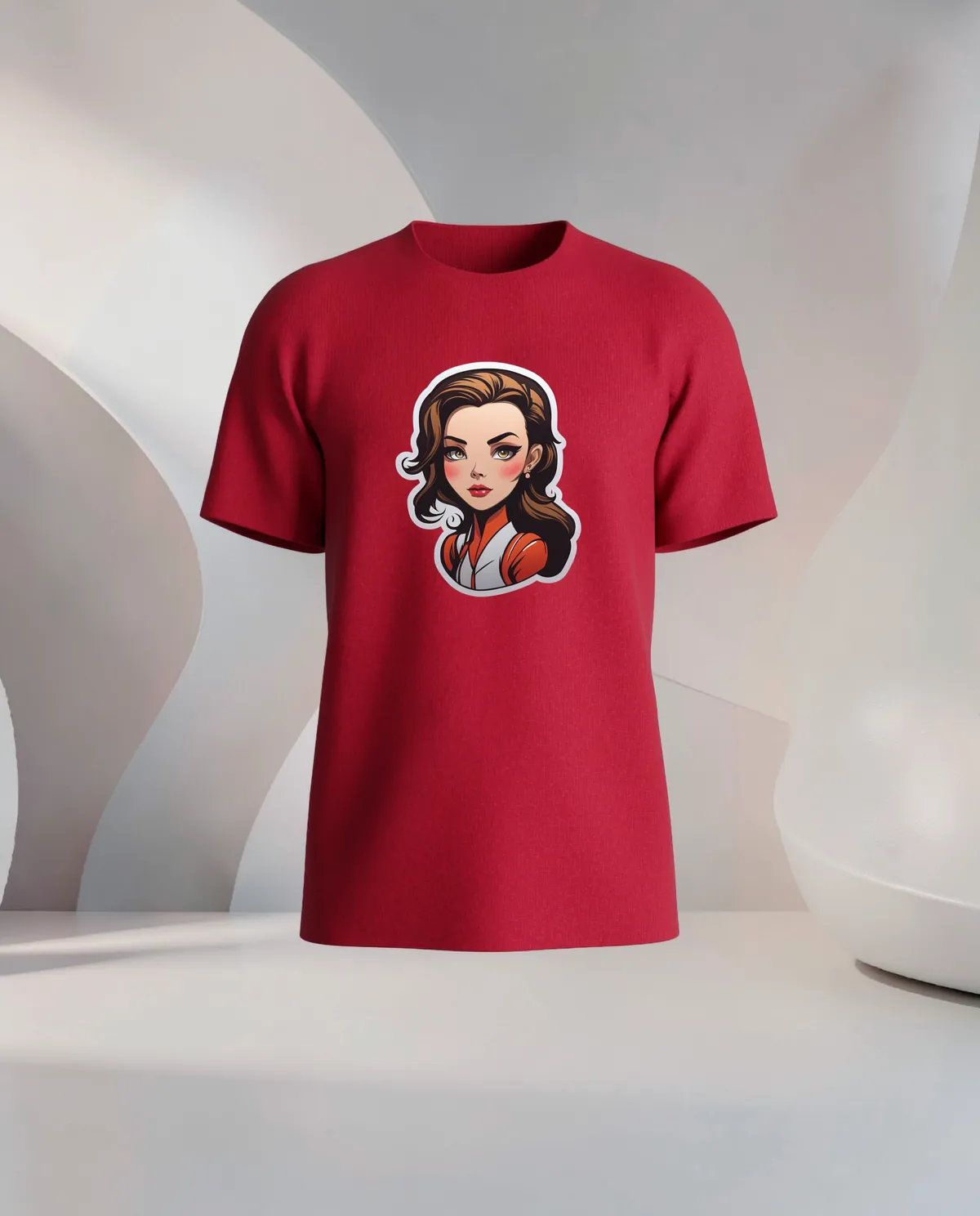 Red Organic Cotton T-Shirt – Modern Unisex Fit 59