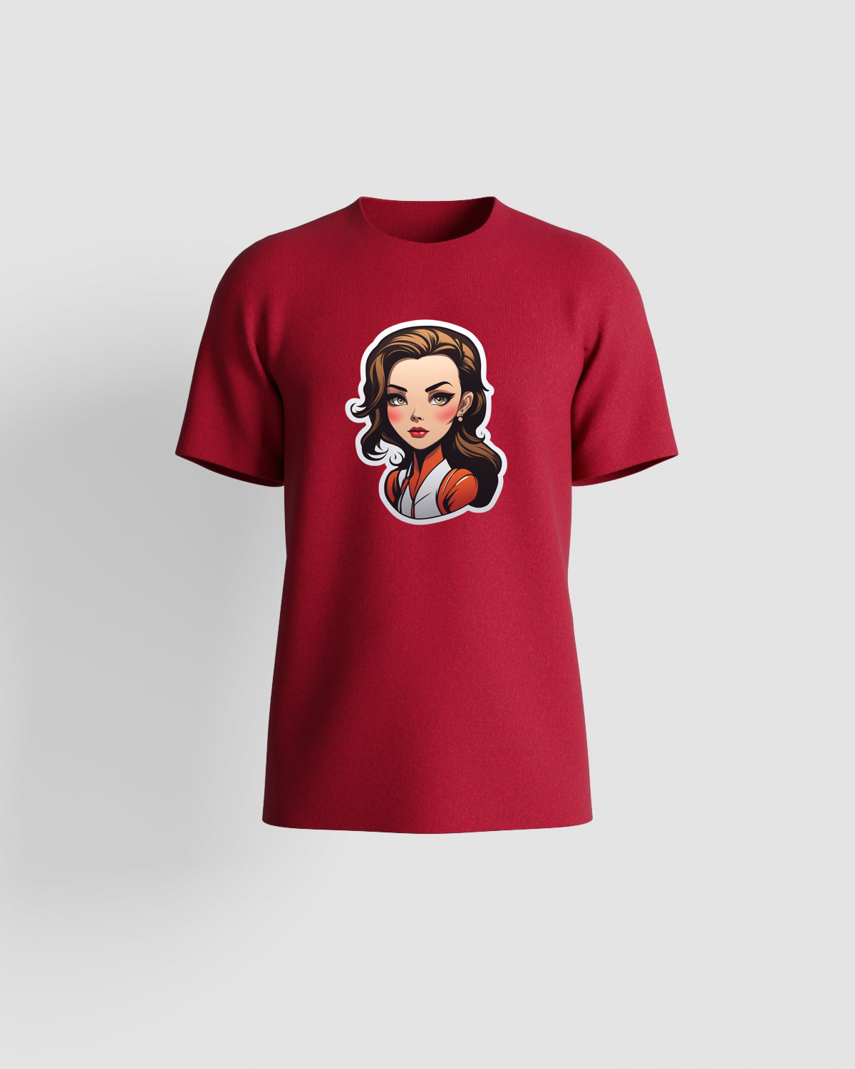 Red Organic Cotton T-Shirt – Modern Unisex Fit 59