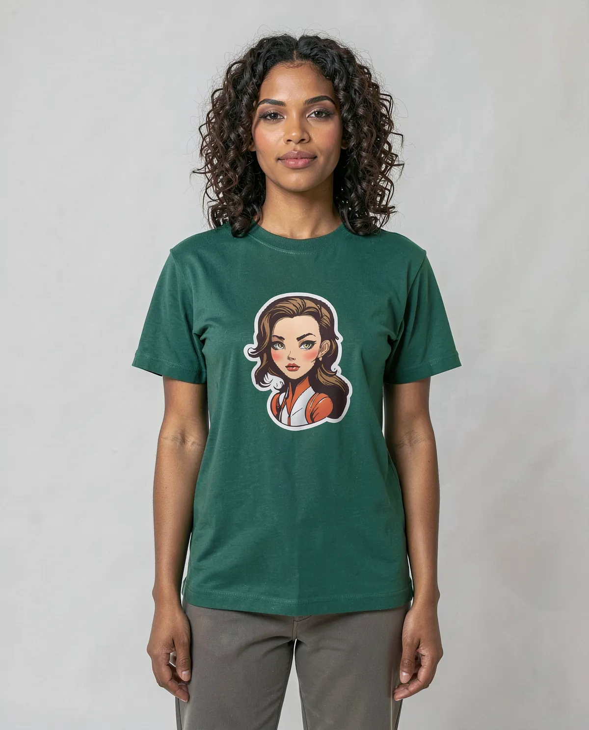 T-shirt, customizable, 100% cotton, unisex, Green