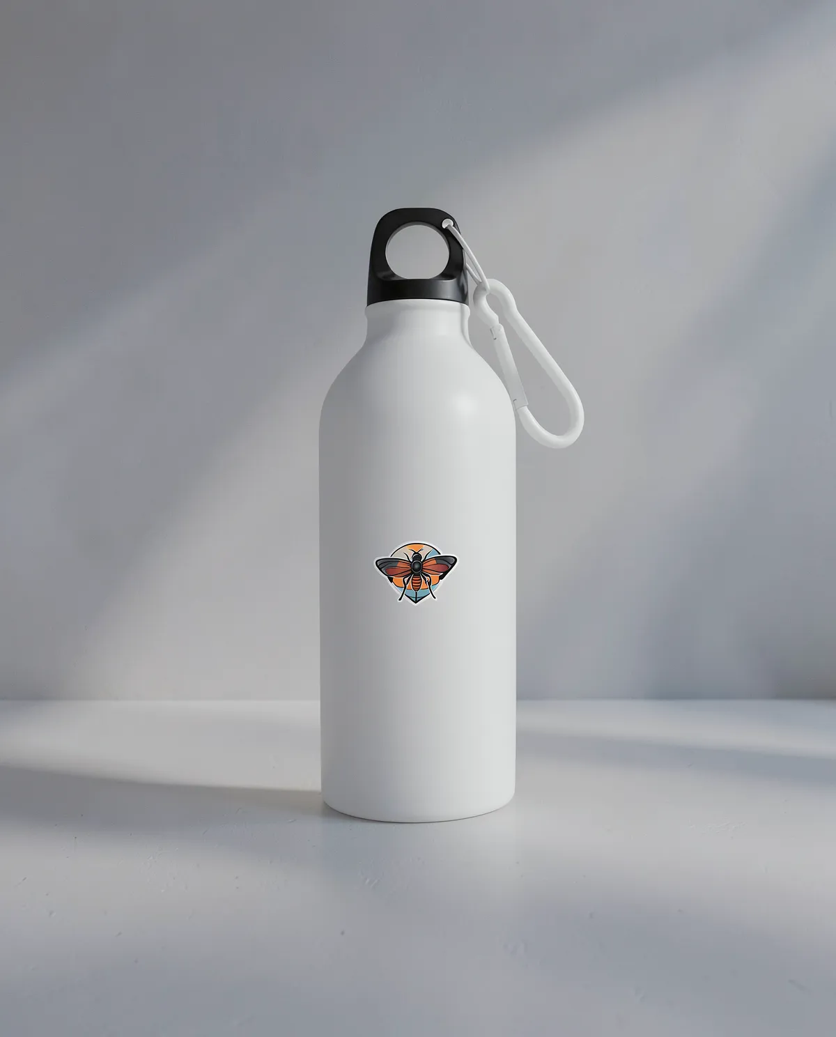 Eco-Friendly Aluminum Water Bottle with Carabiner Clip 59