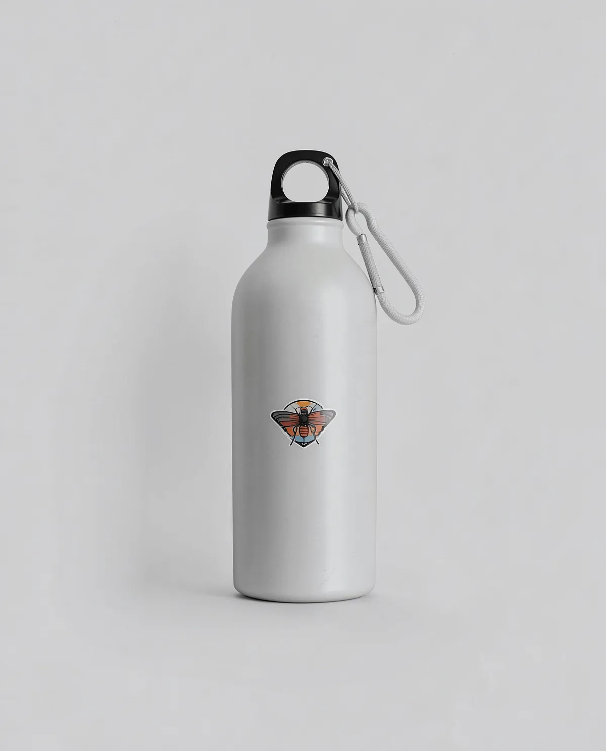 Eco-Friendly Aluminum Water Bottle with Carabiner Clip