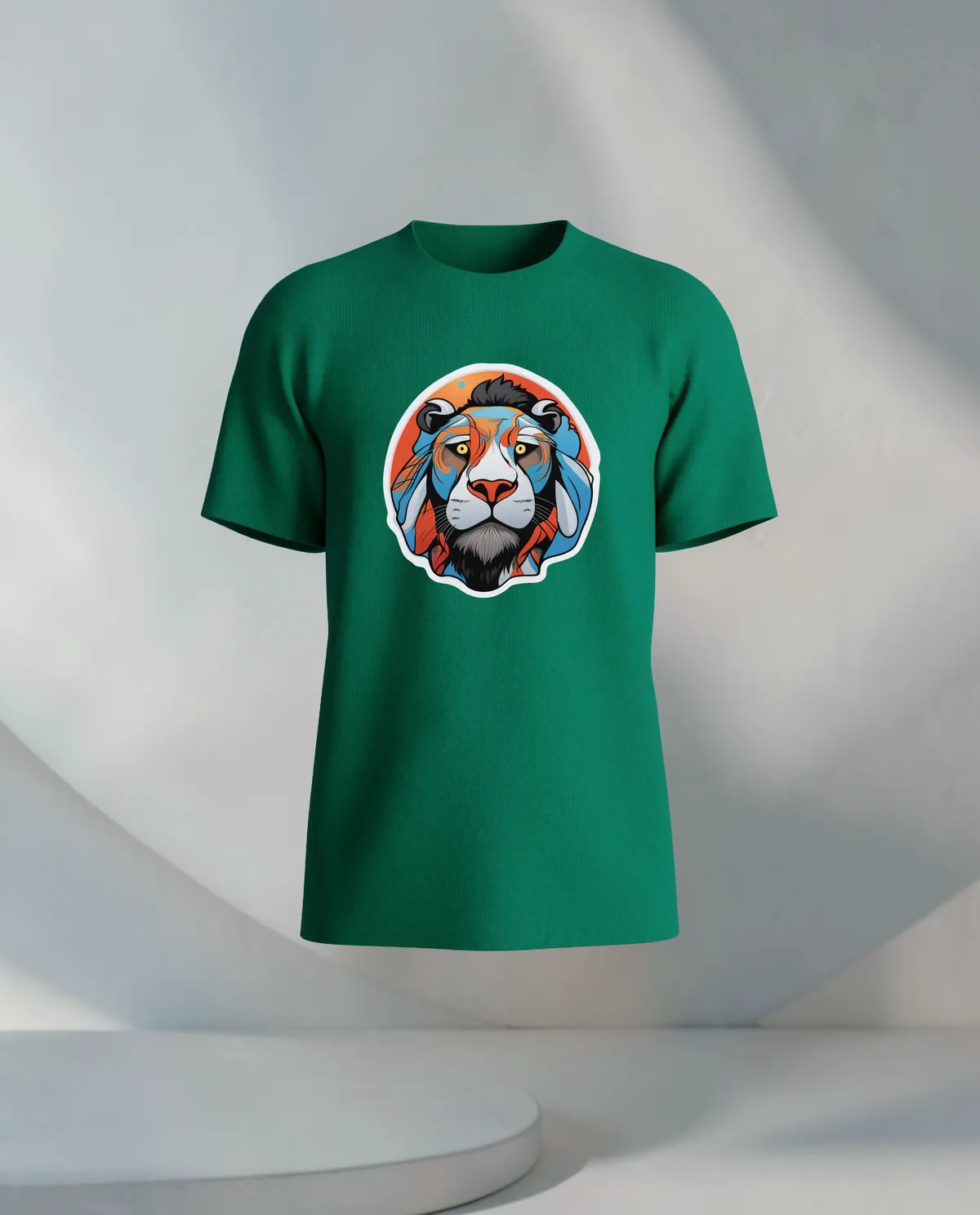 Green Organic Cotton T-Shirt with Reinforced Tape 59