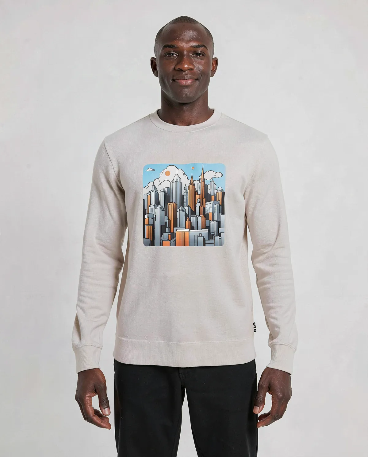 Cream Unisex Sweatshirt – Soft Cotton Comfort 0