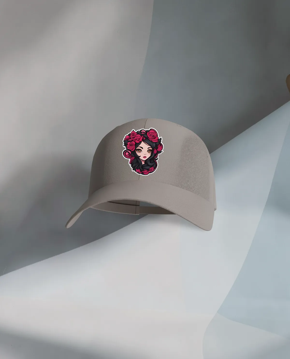 Khaki Cap with Adjustable Velcro Closure 59