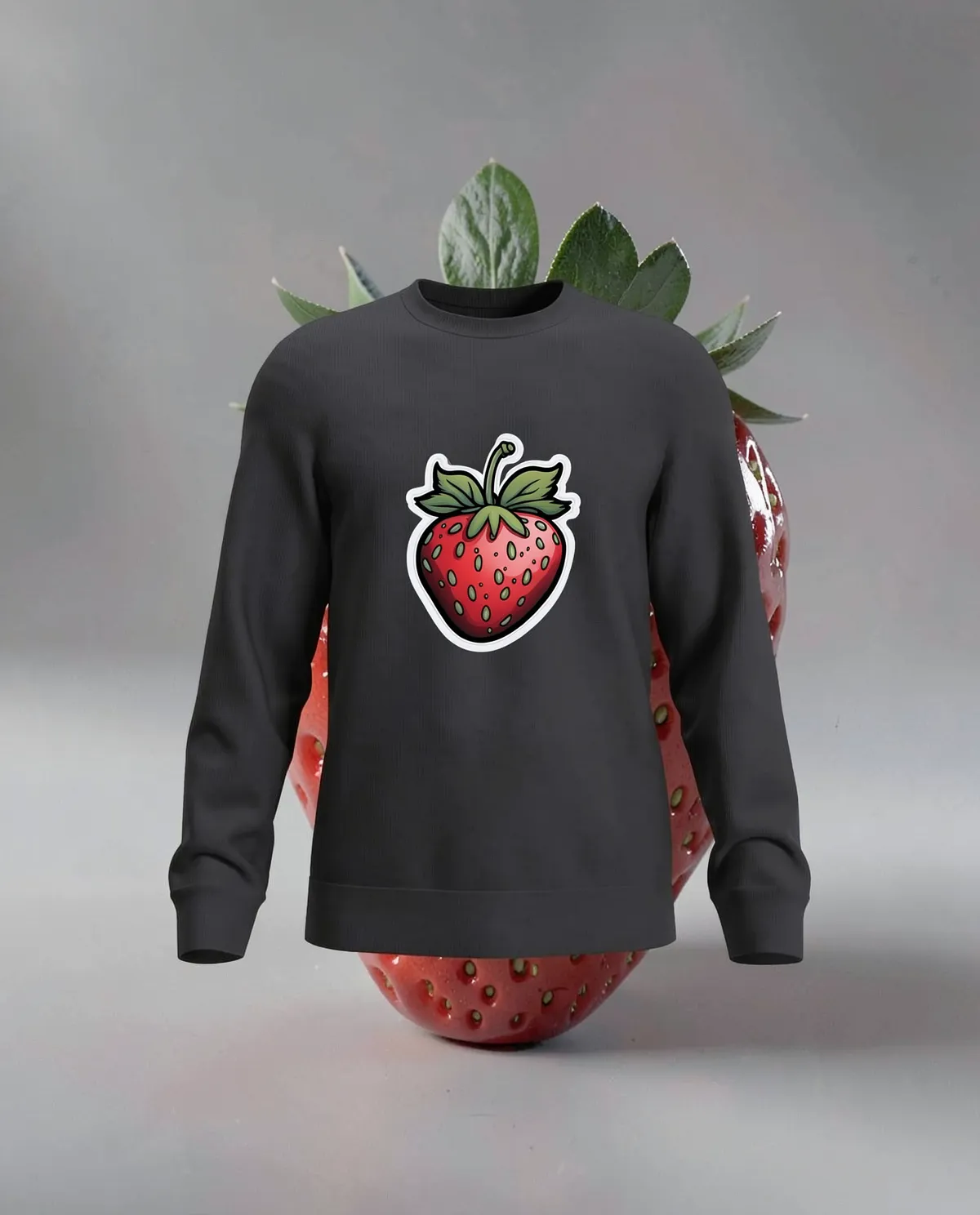 Black Unisex Organic Cotton Sweatshirt – Soft & Sustainable 59