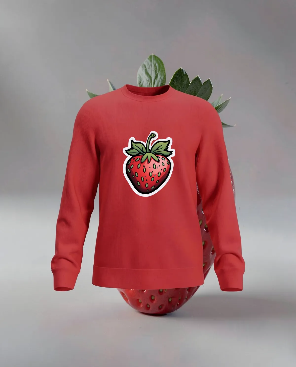 Red Unisex Sweatshirt – 100% Cotton Comfort & Style 59