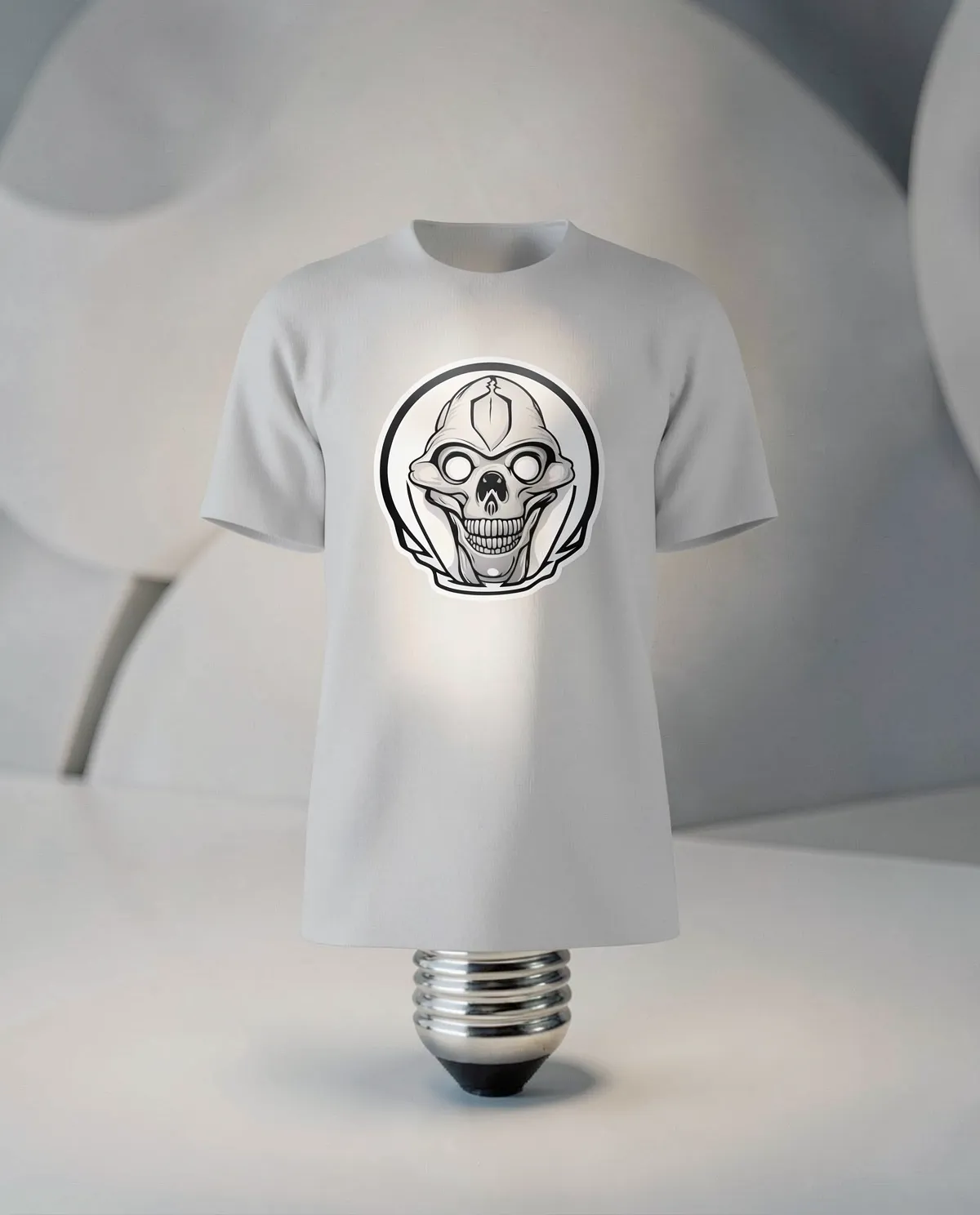 White Eco-Friendly Organic Cotton Crew Neck T-Shirt 59
