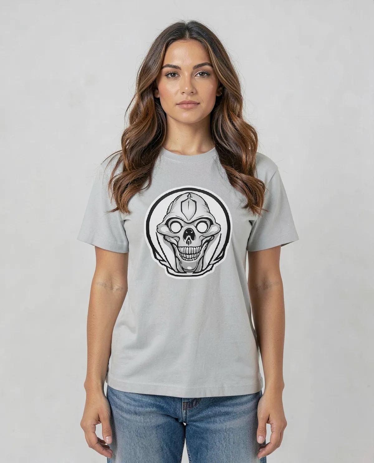White Eco-Friendly Organic Cotton Crew Neck T-Shirt 0