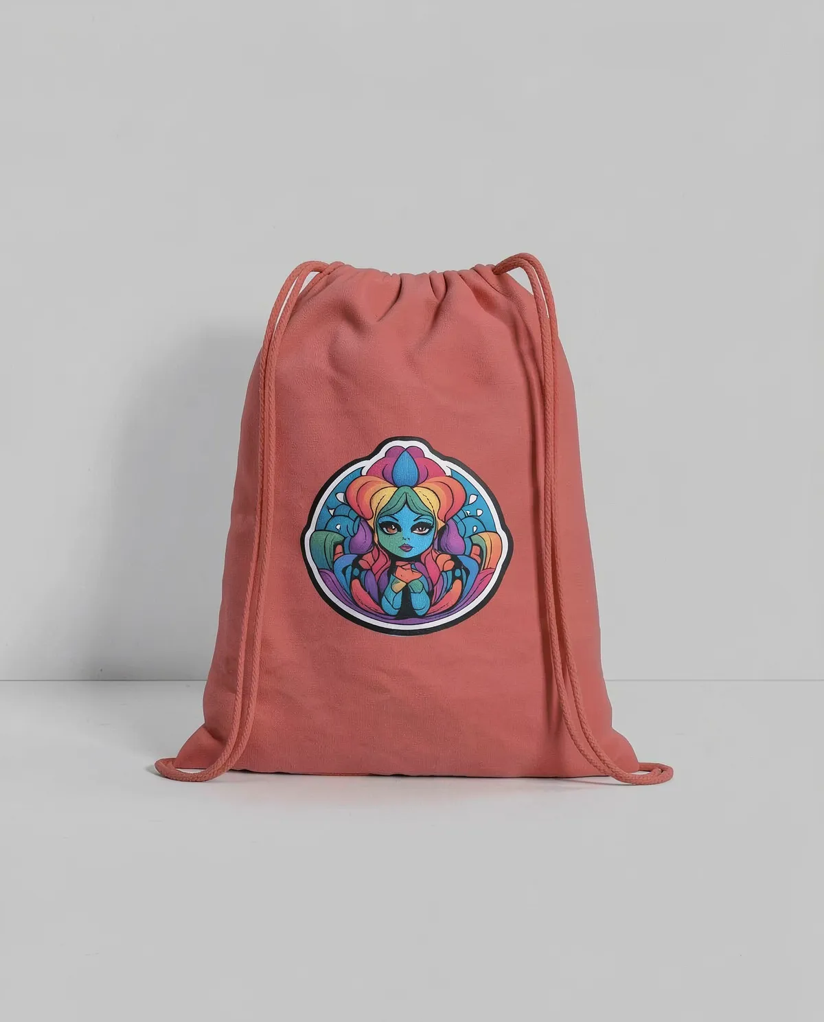 Customizable Drawstring Bag – Lightweight Cotton Gym Carryall