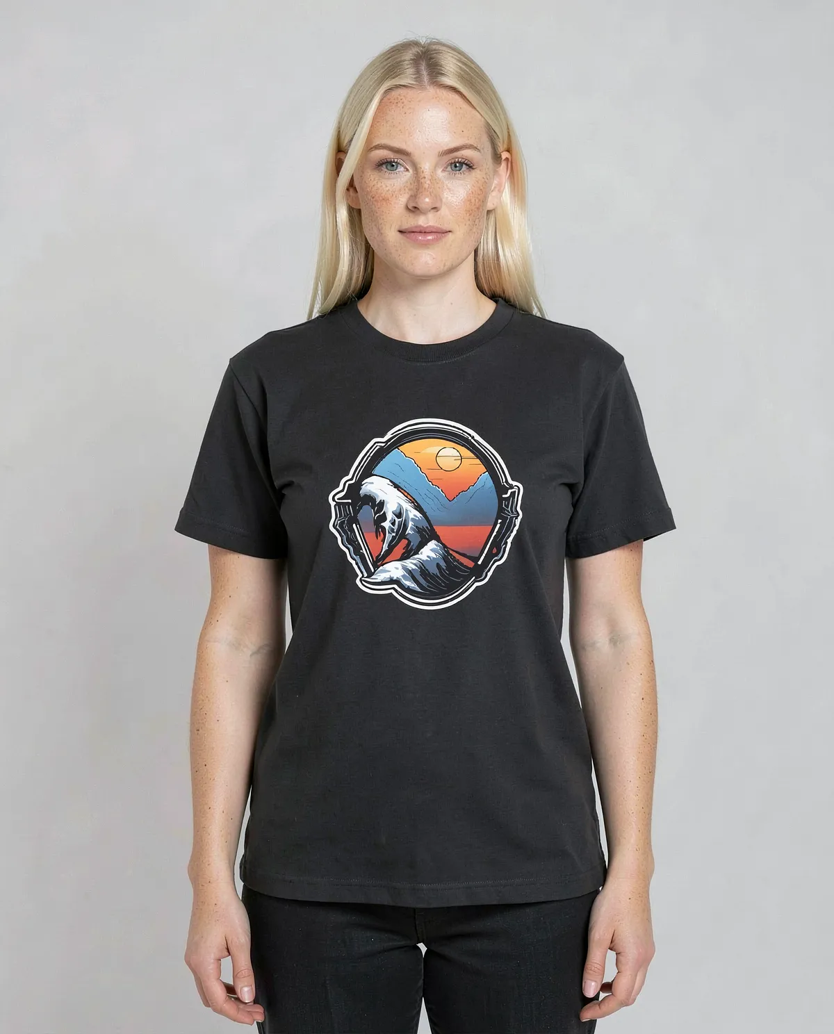 Black Unisex Organic Cotton T-Shirt – Modern Fit