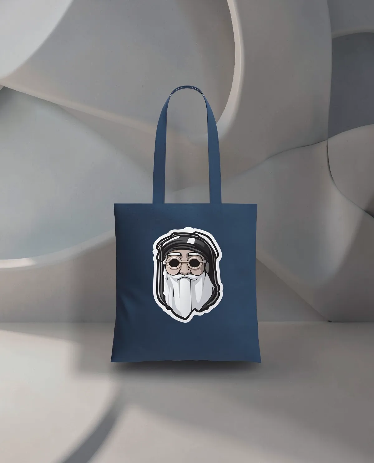 Cotton Tote Bag with Long Handles and Smooth Print Surface 59