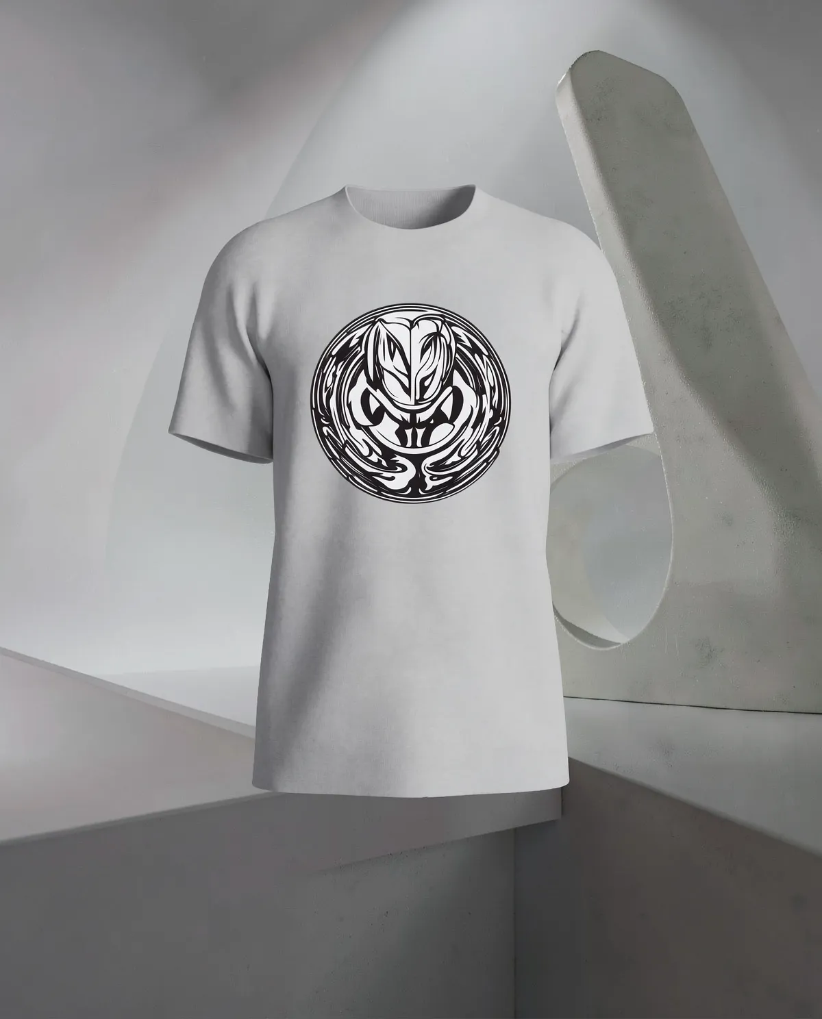 Grey Modern Fit Eco‑Sustainable Organic Cotton T-Shirt 59