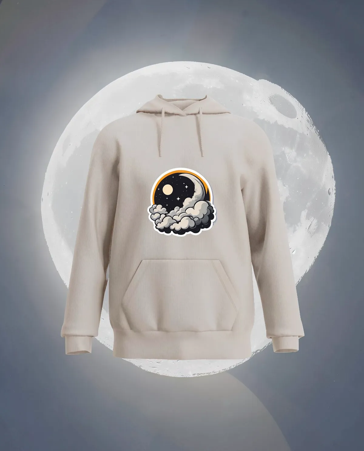Cream Unisex Crew Neck Sweatshirt – 100% Cotton 59