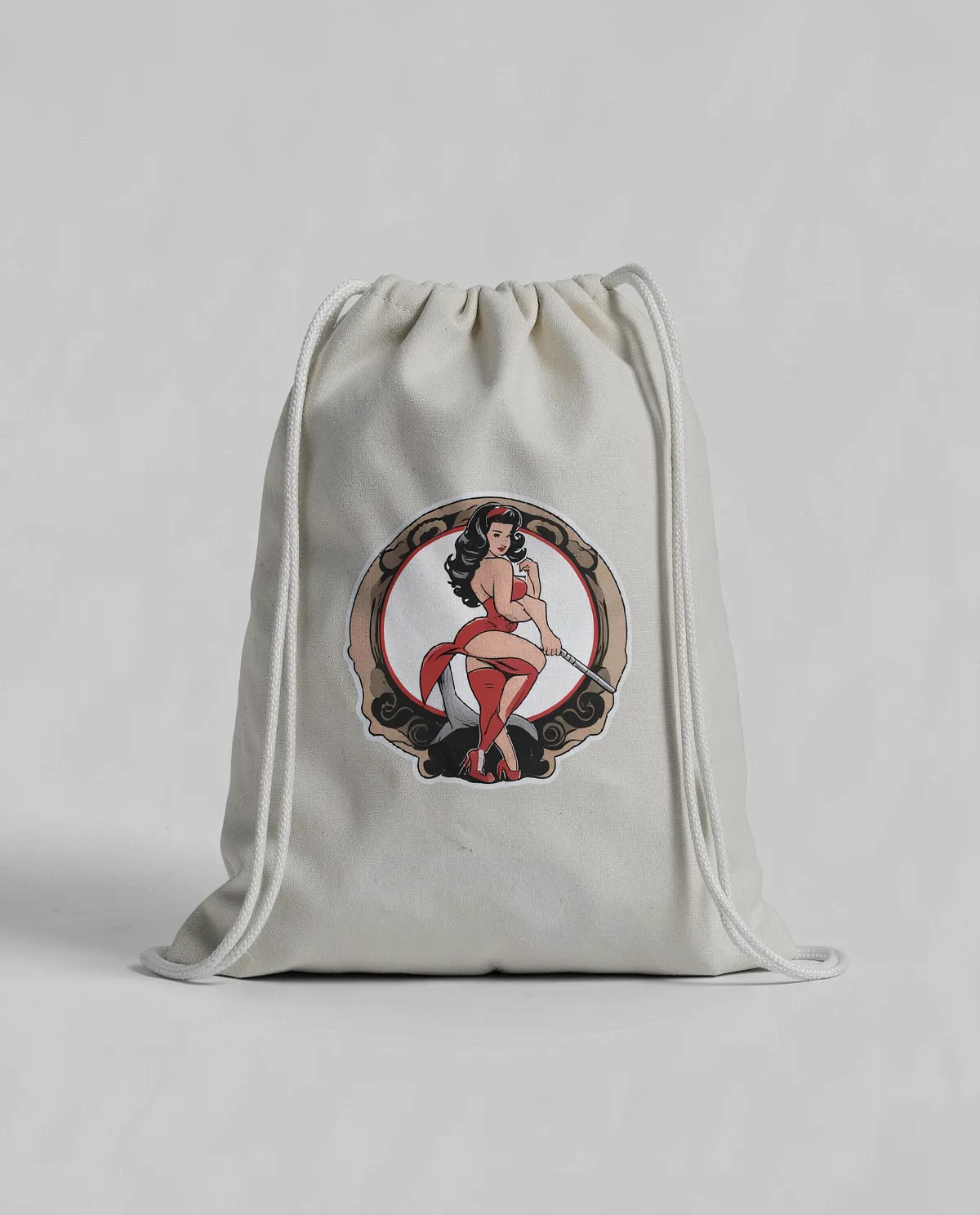 Lightweight Drawstring Gym Bag Ideal for Custom Prints 0