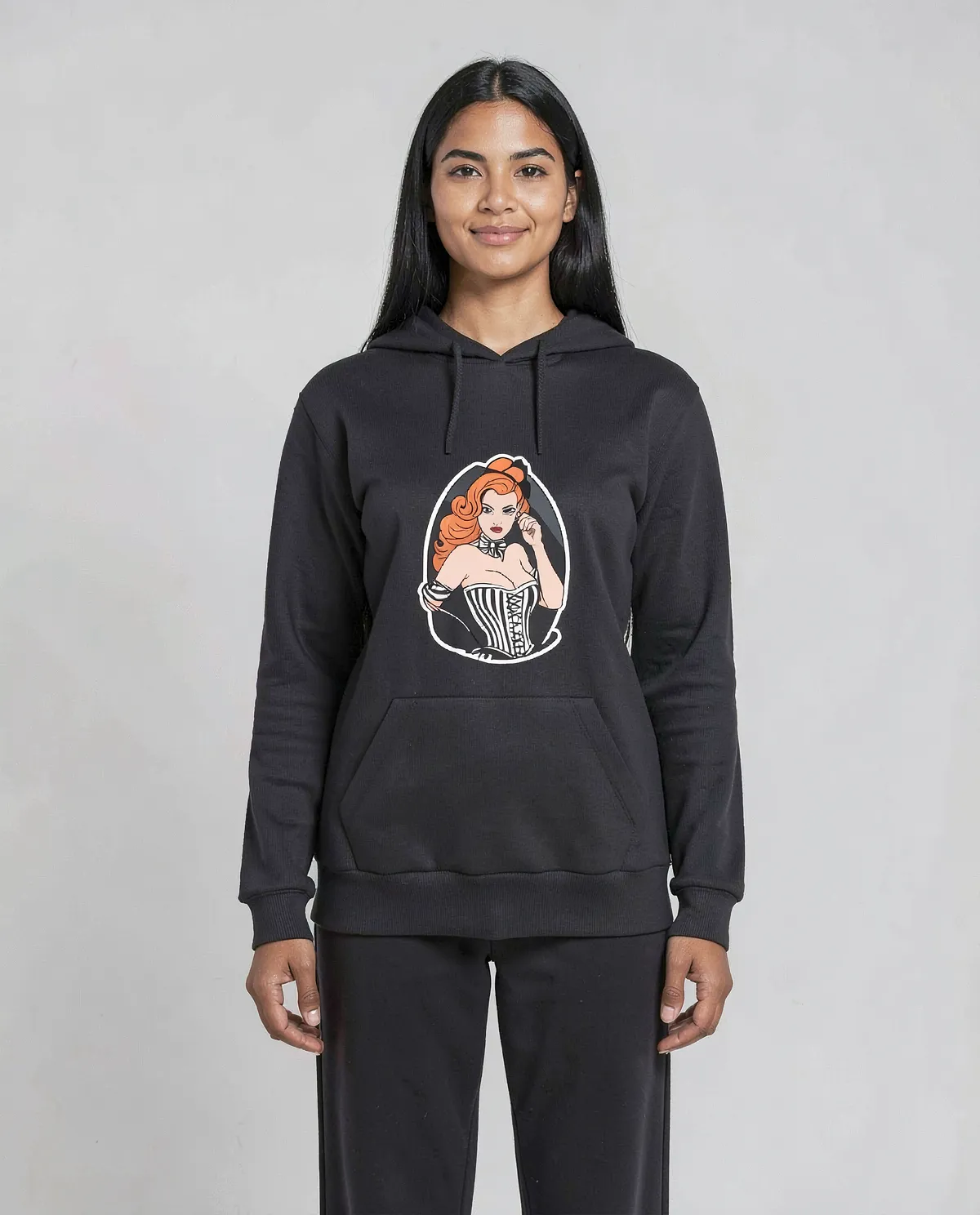 Black Unisex Organic Cotton Sweatshirt – Soft & Sustainable 0