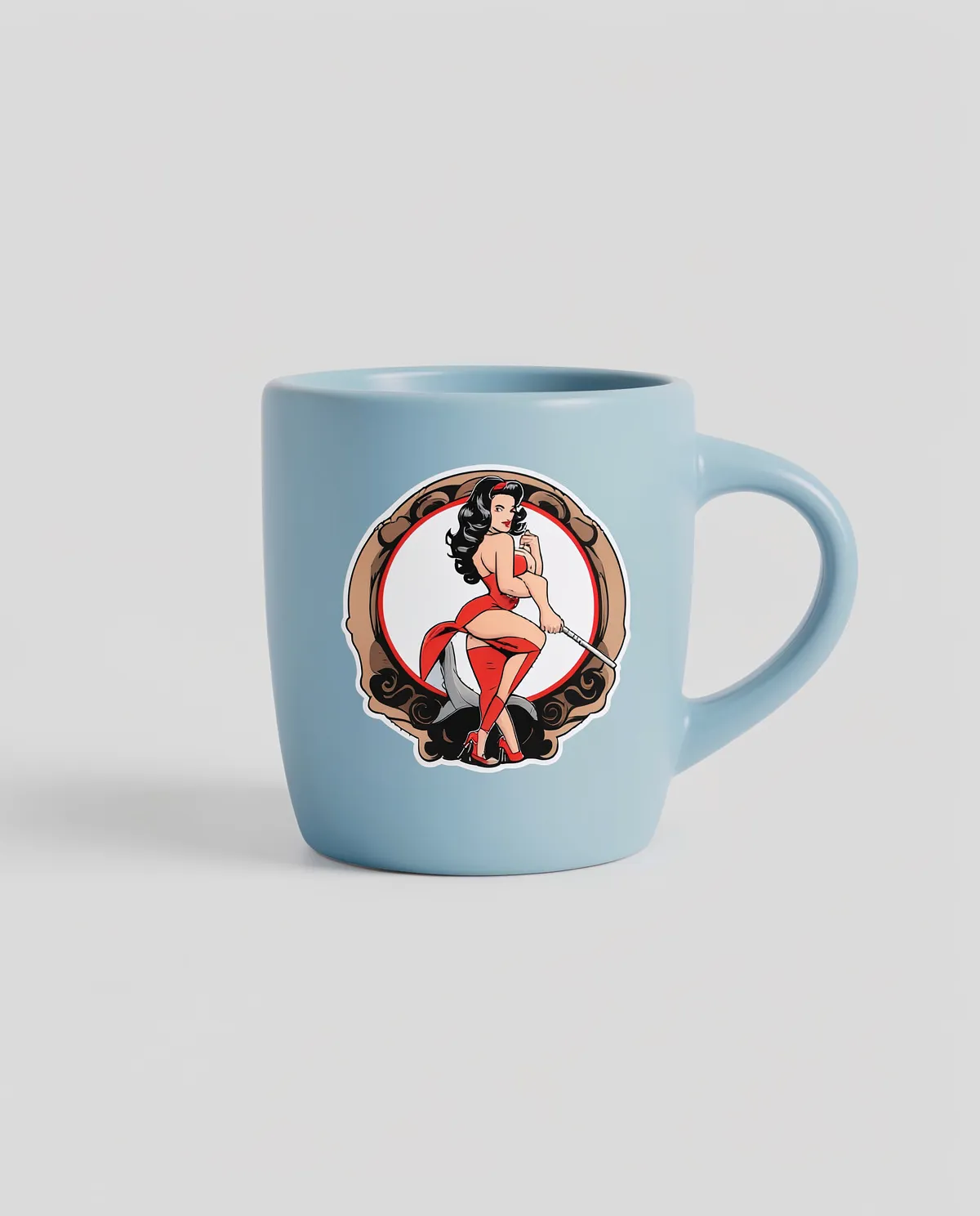 Matte Ceramic Mug with Glossy Interior Finish 0