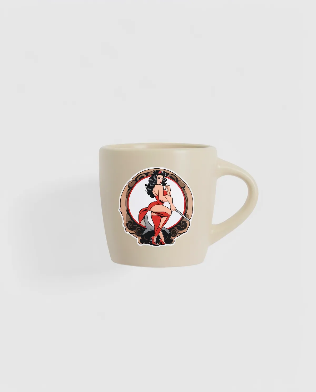Matte Exterior Ceramic Mug with Glossy Interior 0