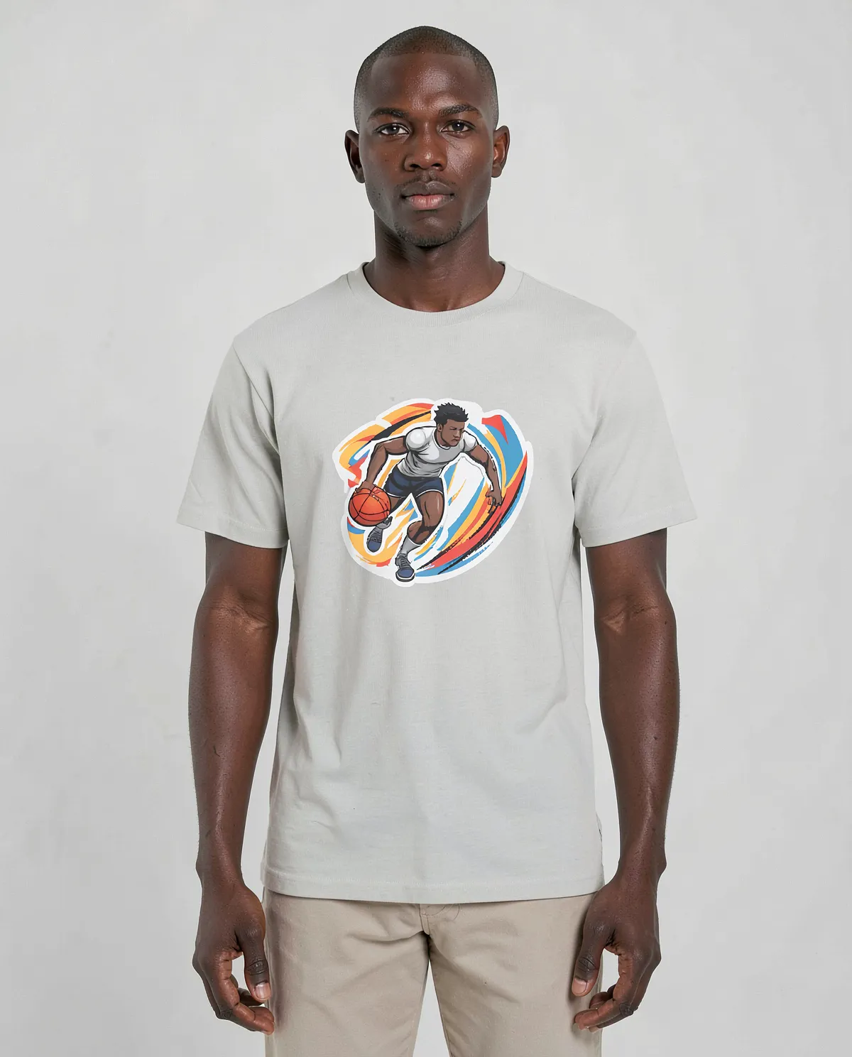 White Organic Cotton Genderless T-Shirt Modern Fit and Eco Sustainable 0