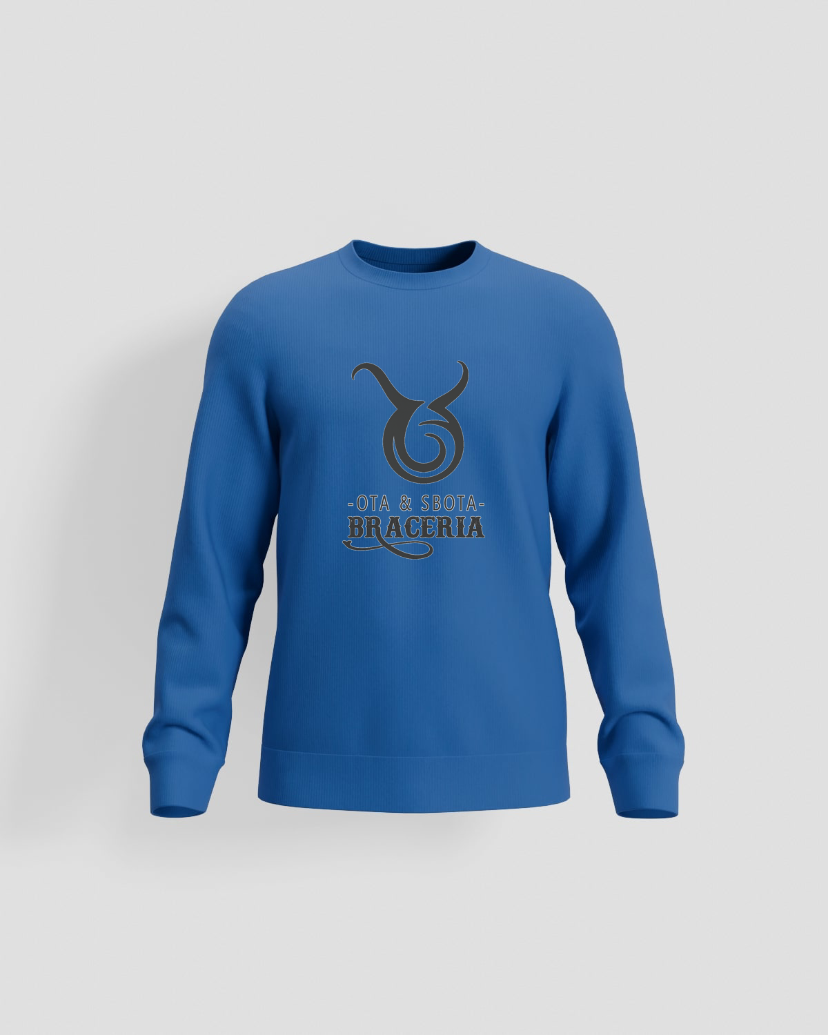 Blue Unisex Sweatshirt Custom Print Friendly 59