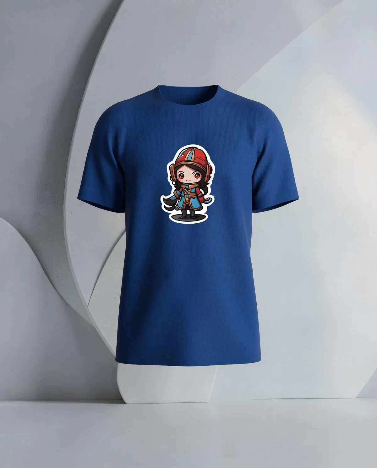 Blue 100% Organic Cotton T-Shirt – Modern Fit 59