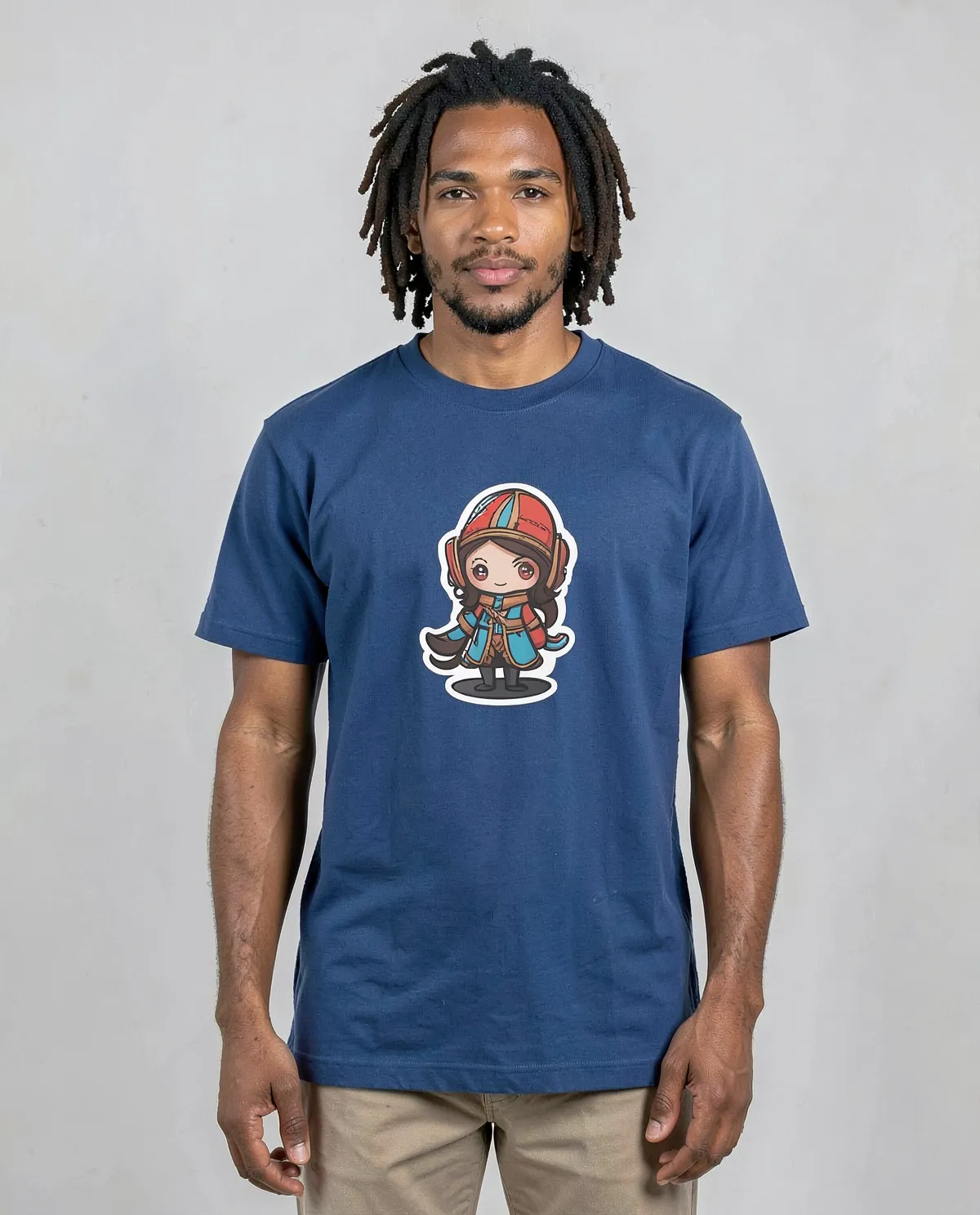 Blue 100% Organic Cotton T-Shirt – Modern Fit 0