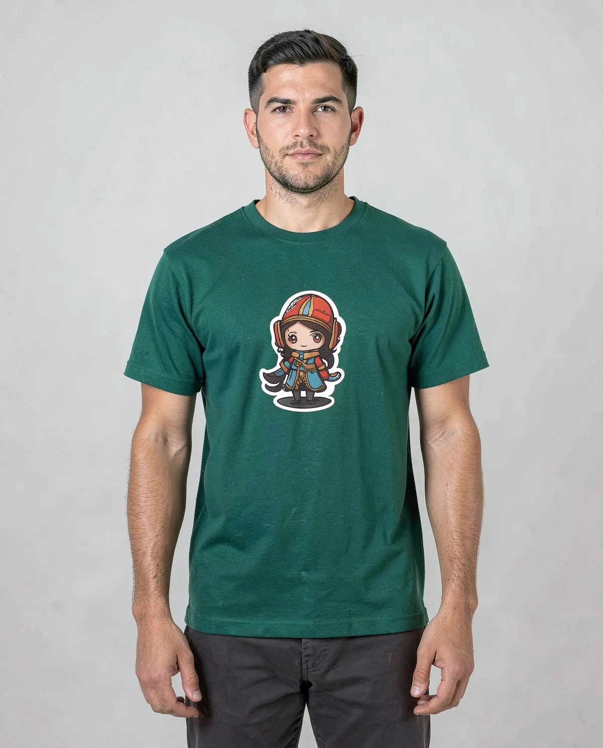 Green T Shirt Modern Fit Eco Sustainable Organic Cotton 0