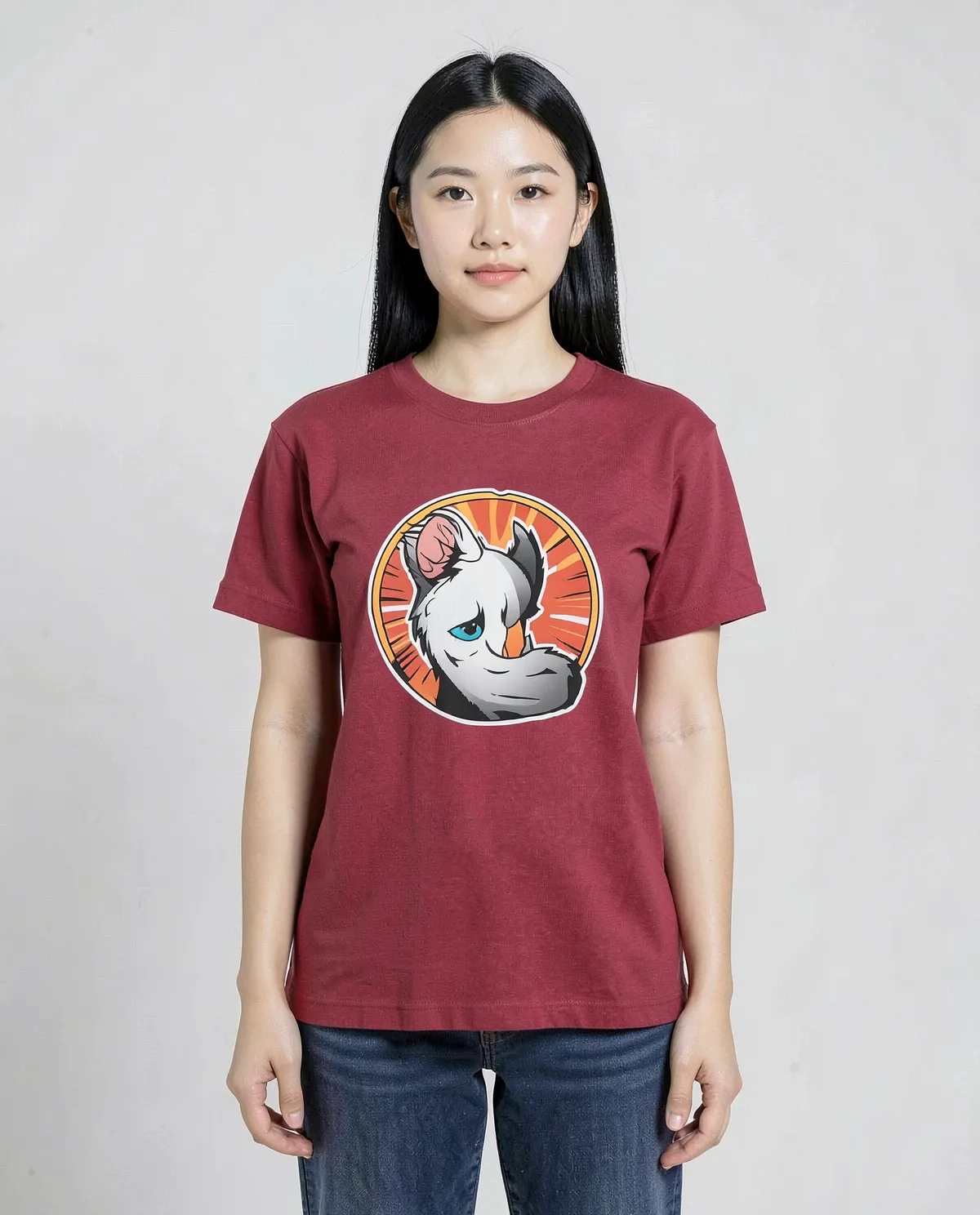 Red Eco‑Sustainable T-Shirt – Modern Fit, Soft Comfort 0
