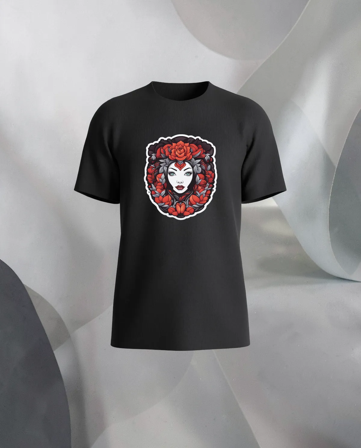 Black Organic Cotton T-Shirt with Modern Fit 59