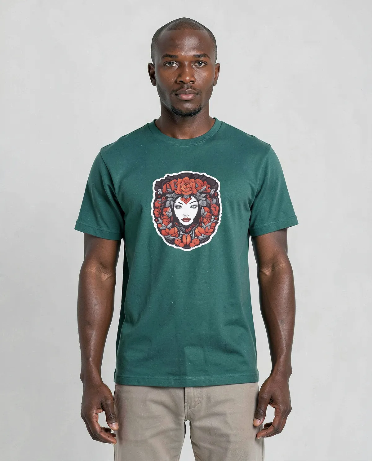 Green Eco‑Sustainable T‑Shirt, Soft Organic Cotton 0