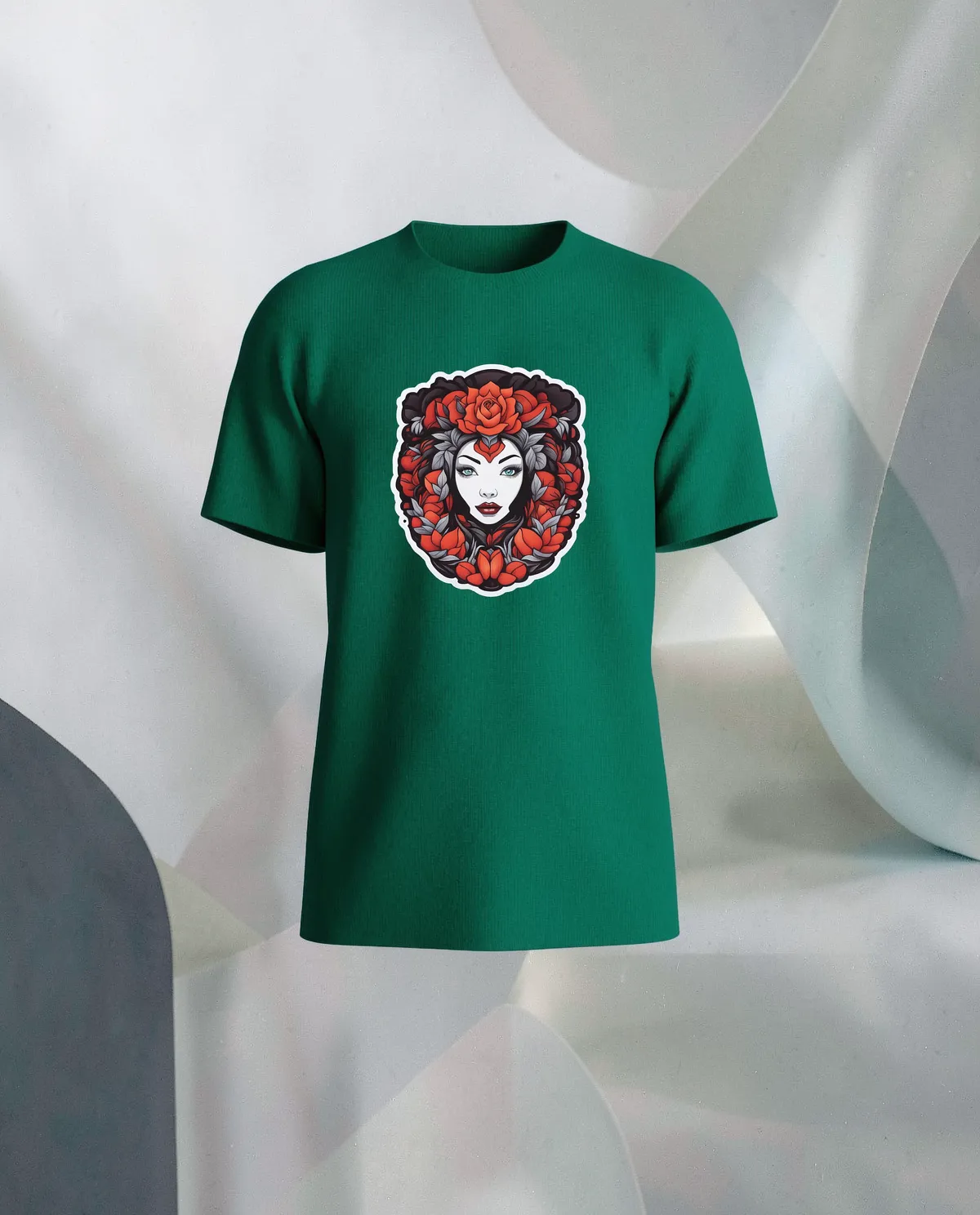 Green Eco‑Sustainable T‑Shirt, Soft Organic Cotton 59