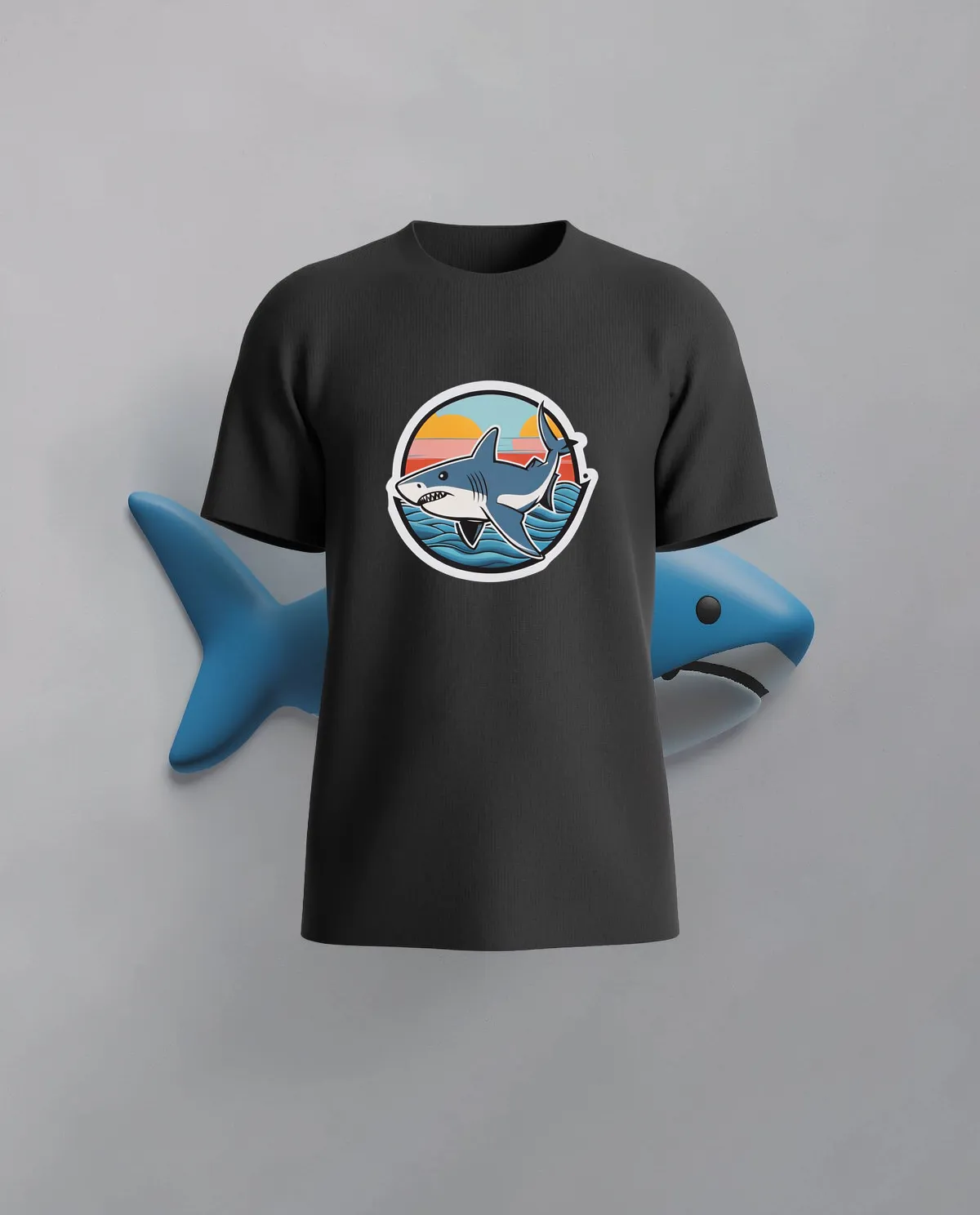 Black Unisex Crew Neck Eco‑Cotton T-Shirt 59