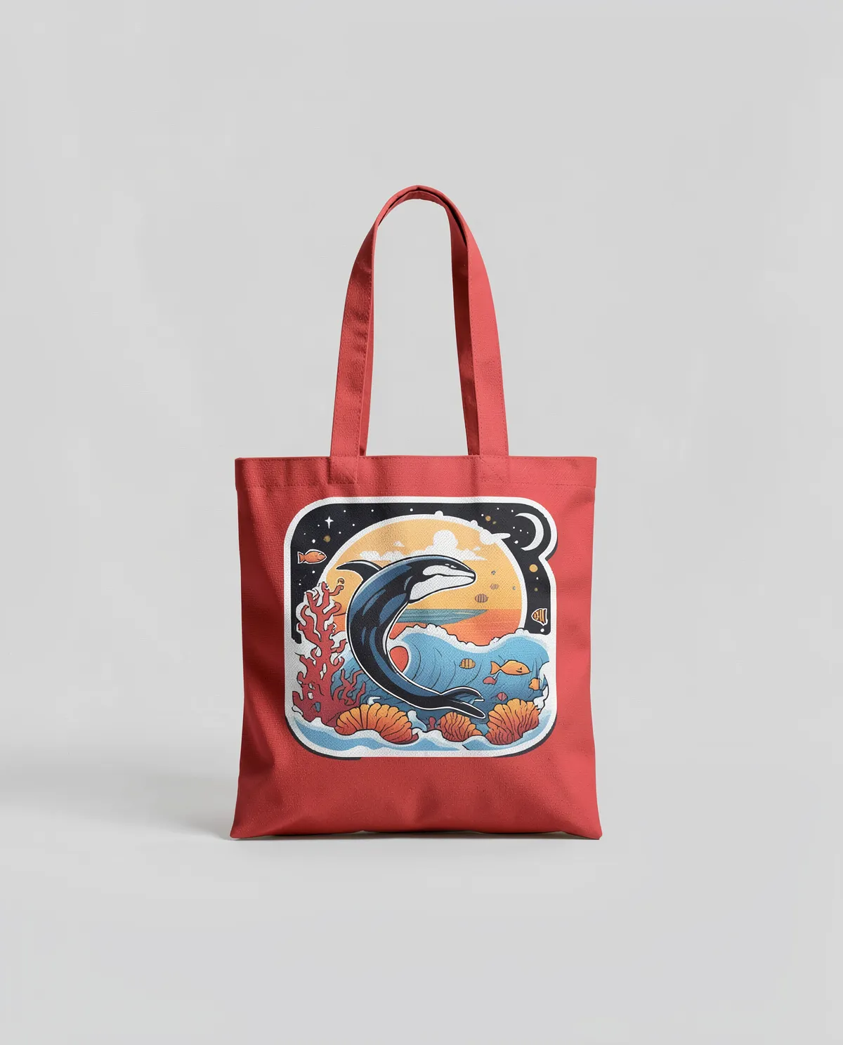 Customizable High-Quality Cotton Tote Bag with Smooth Print Surface