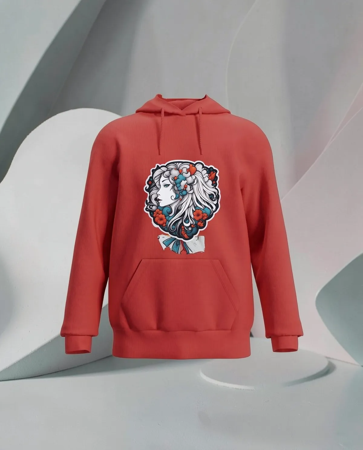 Red Unisex Sweatshirt – Bold, Comfortable, Print‑Friendly 59