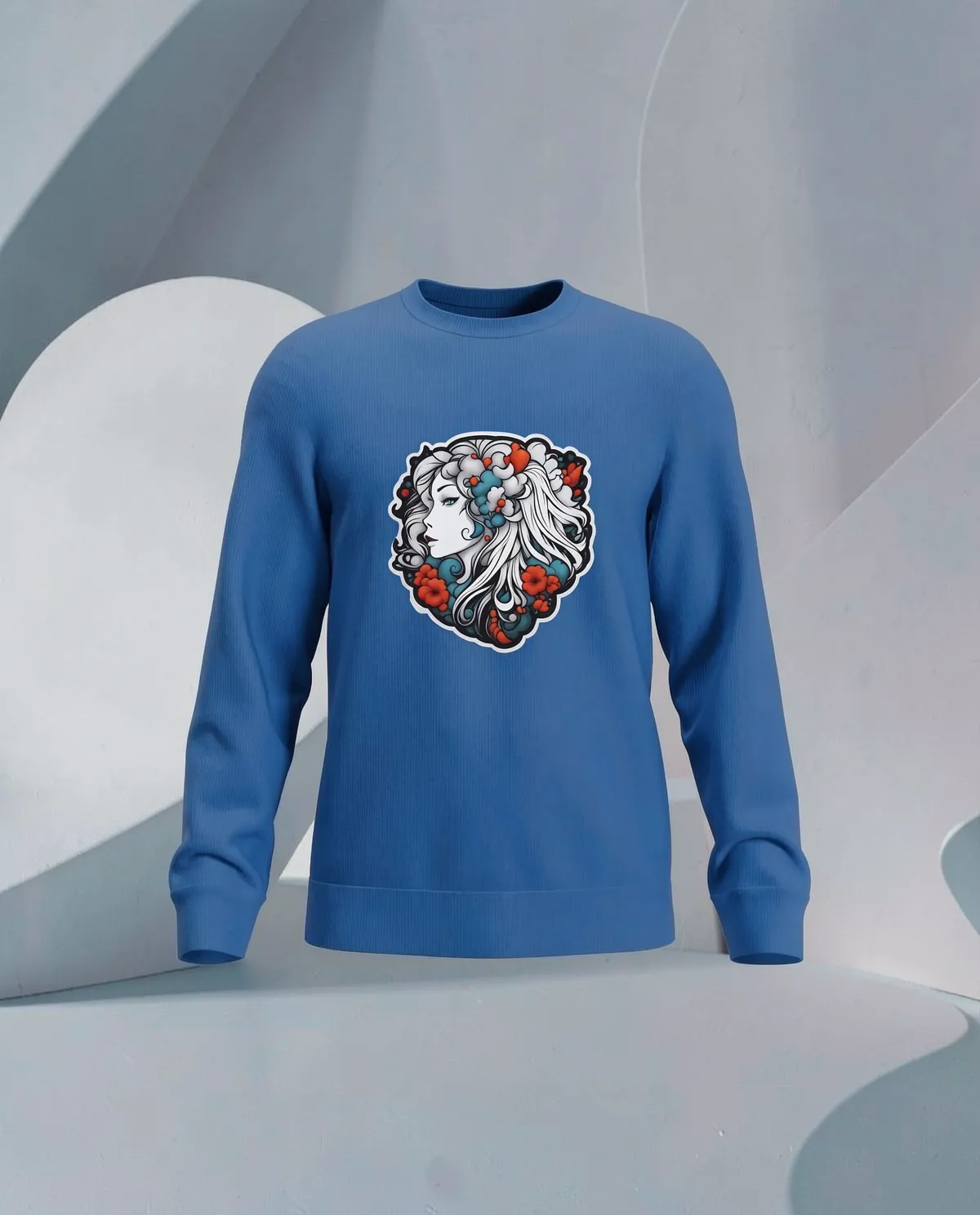 Blue Unisex Sweatshirt – Soft Eco‑Sustainable Comfort 59